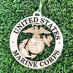 Adorno del Cuerpo de Marines / Adorno del Cuerpo de Marines de EE. UU. / Adorno Grunt / Adorno militar / Navidad del Cuerpo de Marines