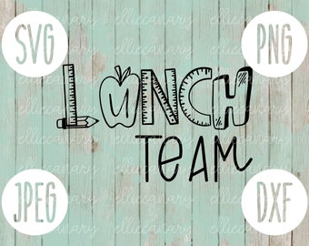 School Lunch Svg Etsy