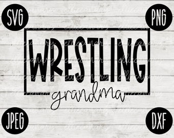 Download Wrestling Grandma Etsy