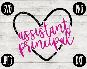 Assistant Principal Svg Etsy