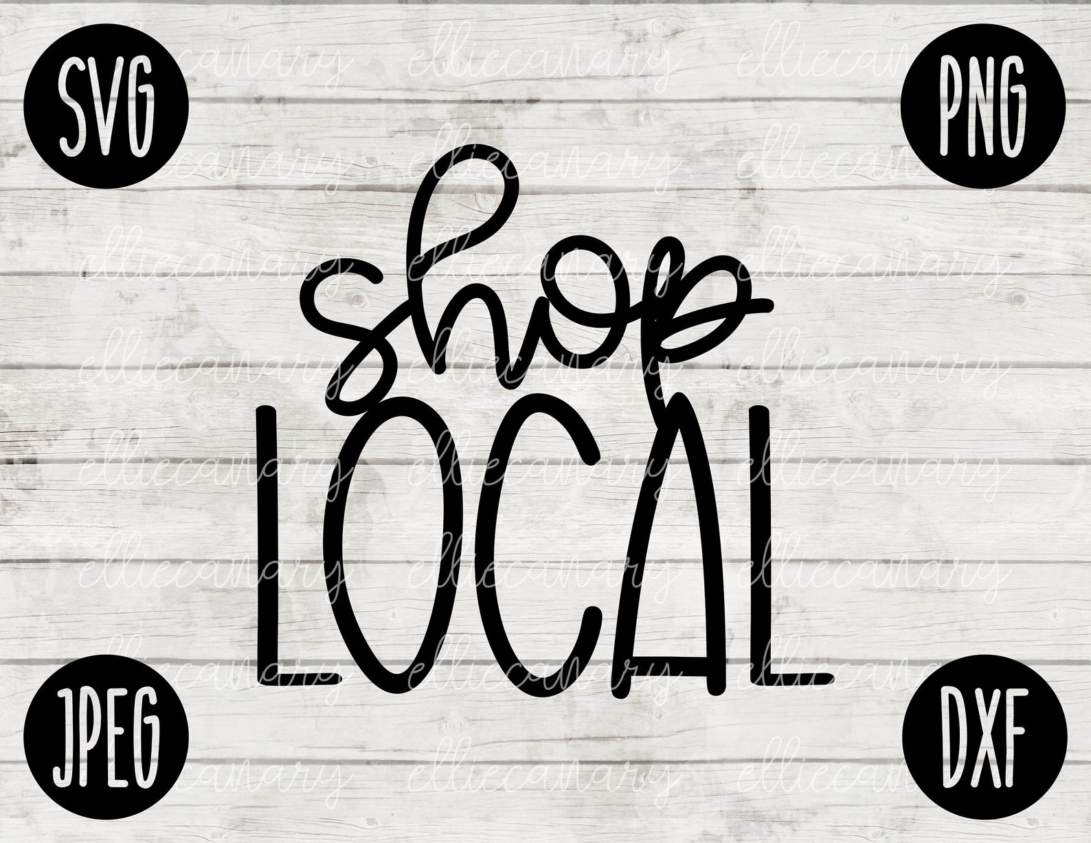 Shop Local Small Business SVG Svg Png Jpeg Dxf Commercialuse Vinyl Cut ...