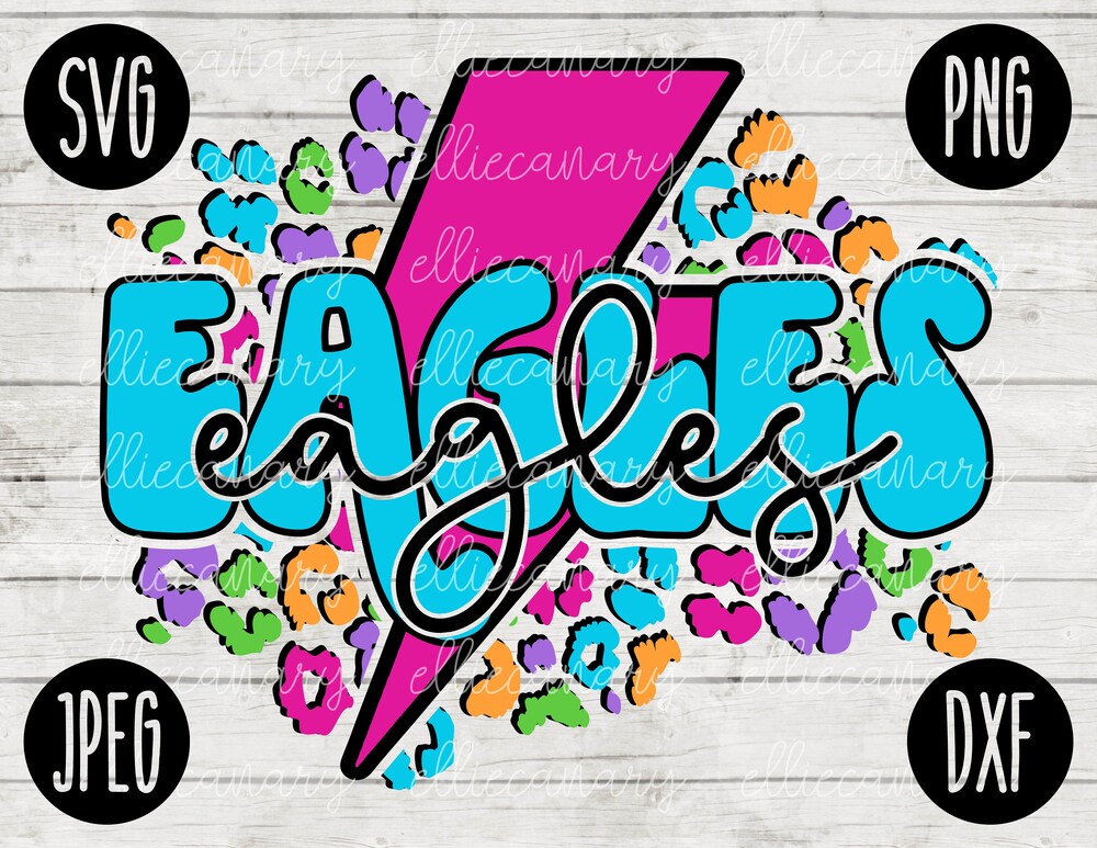 Eagles Mascot Svg School Spirit Teacher Team Svg Png Jpeg Dxf Vinyl Cut File Mom Dad Fall School Football Baseball Retro Leopard Lightning Tshirtbazaar Fans