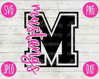 Mustangs Team Spirit SVG: School Pride Vinyl Cut File (Digital Download)