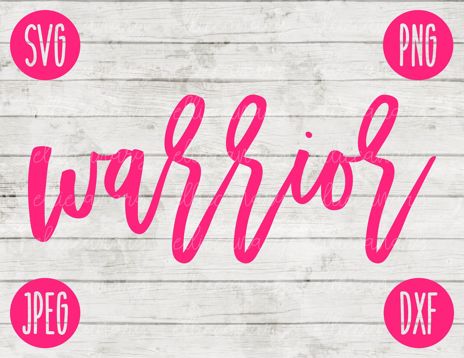 Warrior Ribbon Svg Png Jpeg Dxf / Cutting File // Commercial Etsy
