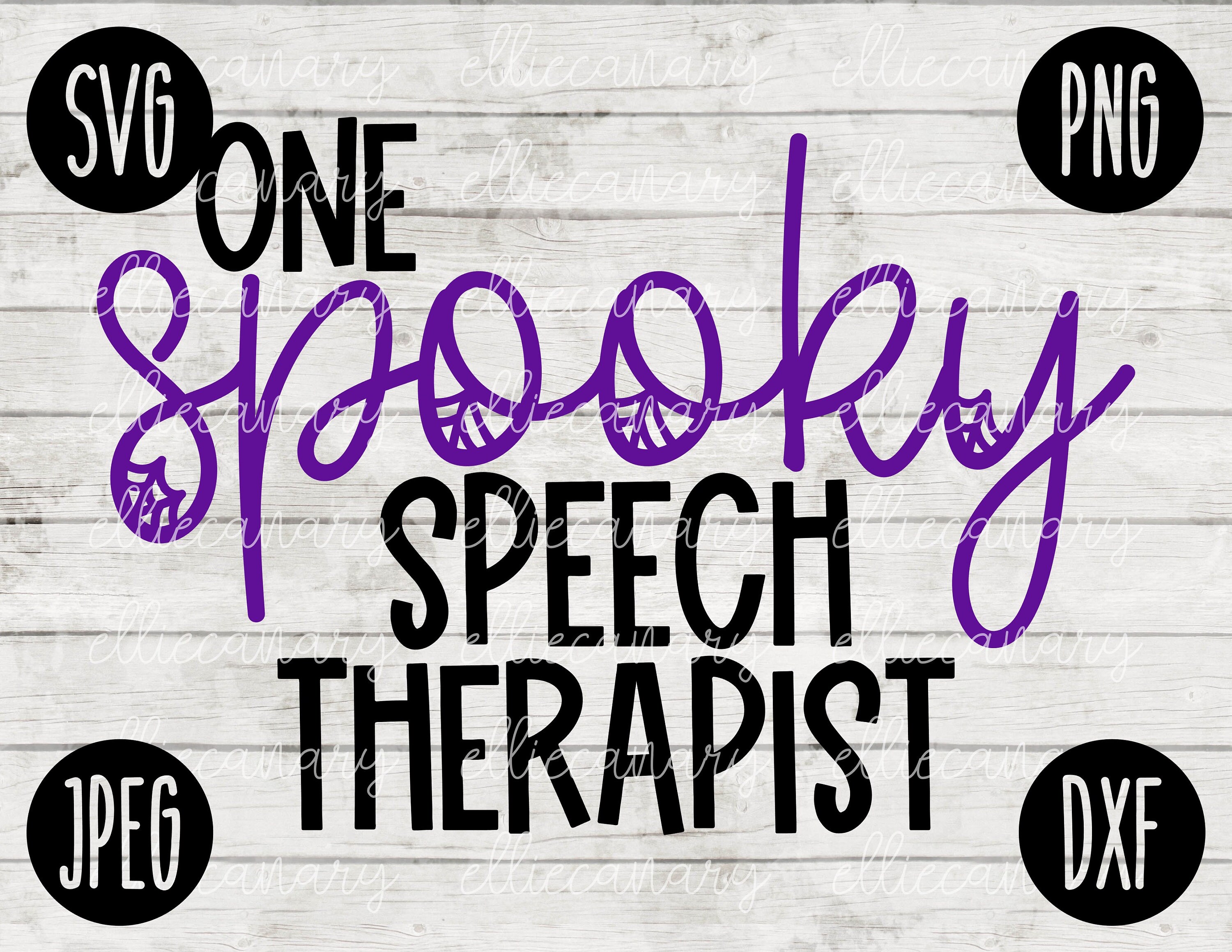 Download School Teacher Halloween SVG One Spooky Speech Therapist ...