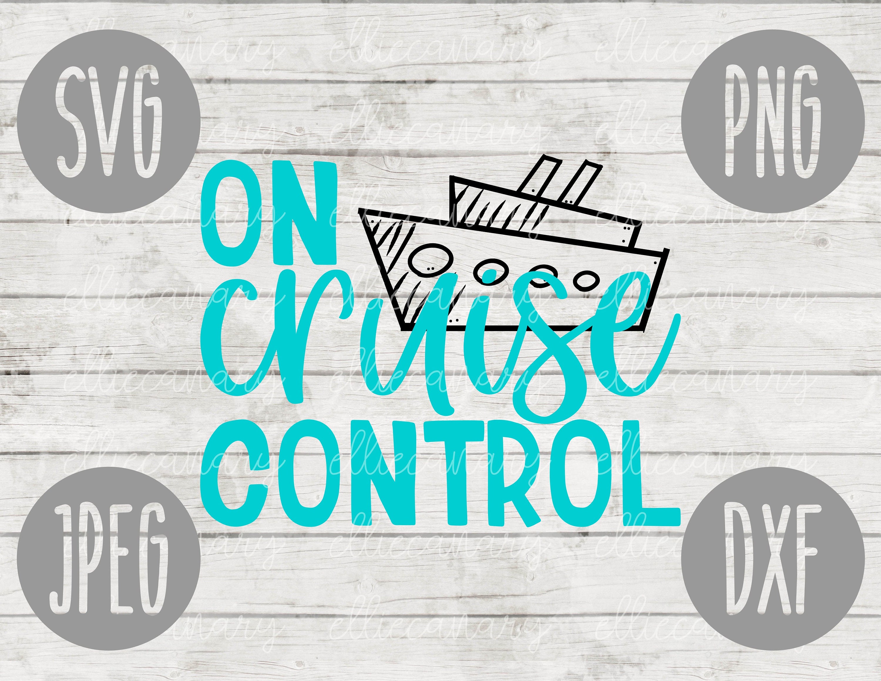 On Cruise Control SVG Summer Cruise Vacation Beach Ocean svg | Etsy