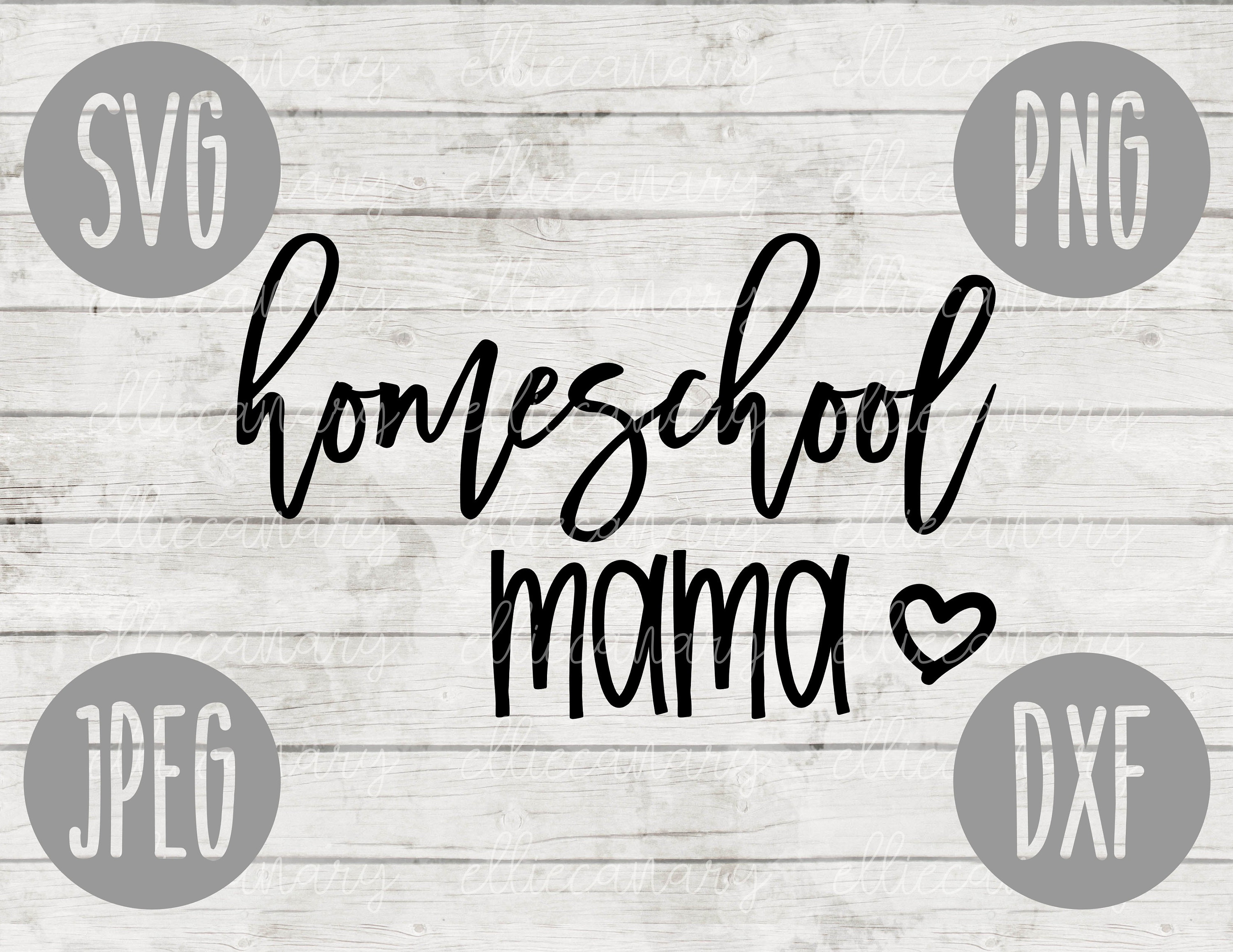 Download Homeschool Mama Mom SVG svg png jpeg dxf Commercial Use Vinyl | Etsy