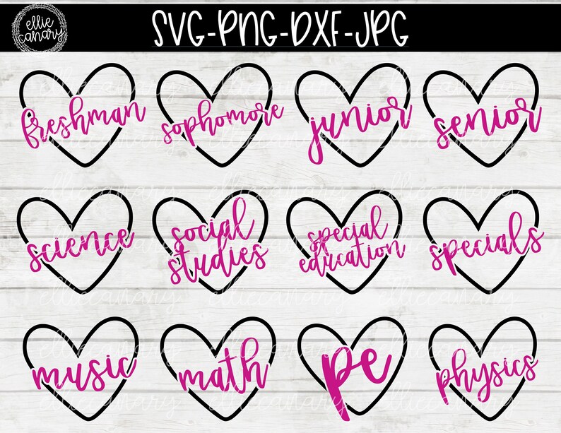 Mega Back to School Bundle 2 // 72 Designs Svg Png Jpeg Dxf / | Etsy