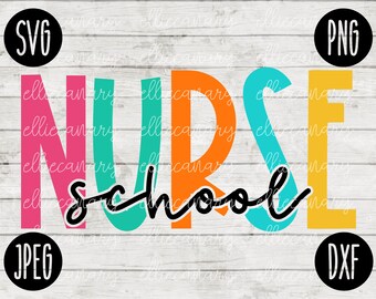 Nurse Team Squad SVG: Back to School Cut File (Digital Files)