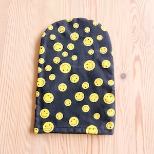 Ostomy cover stoma bag cover plain cotton fabric smiley print closing down Sale image 1