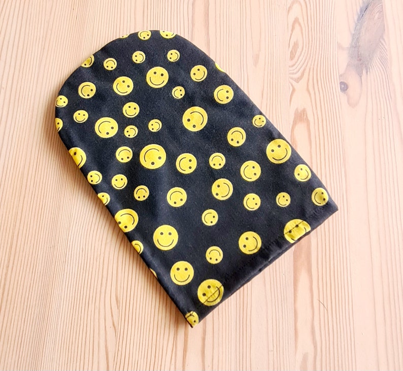 Ostomy cover stoma bag cover plain cotton fabric smiley print closing down Sale image 2