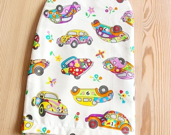 Ostomy cover stoma bag cover plain cotton fabric beetle love big car closing down Sale