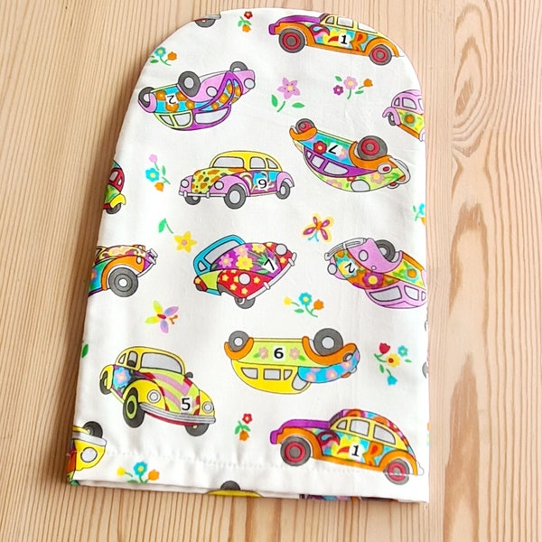 Ostomy cover stoma bag cover plain cotton fabric beetle love big car closing down Sale