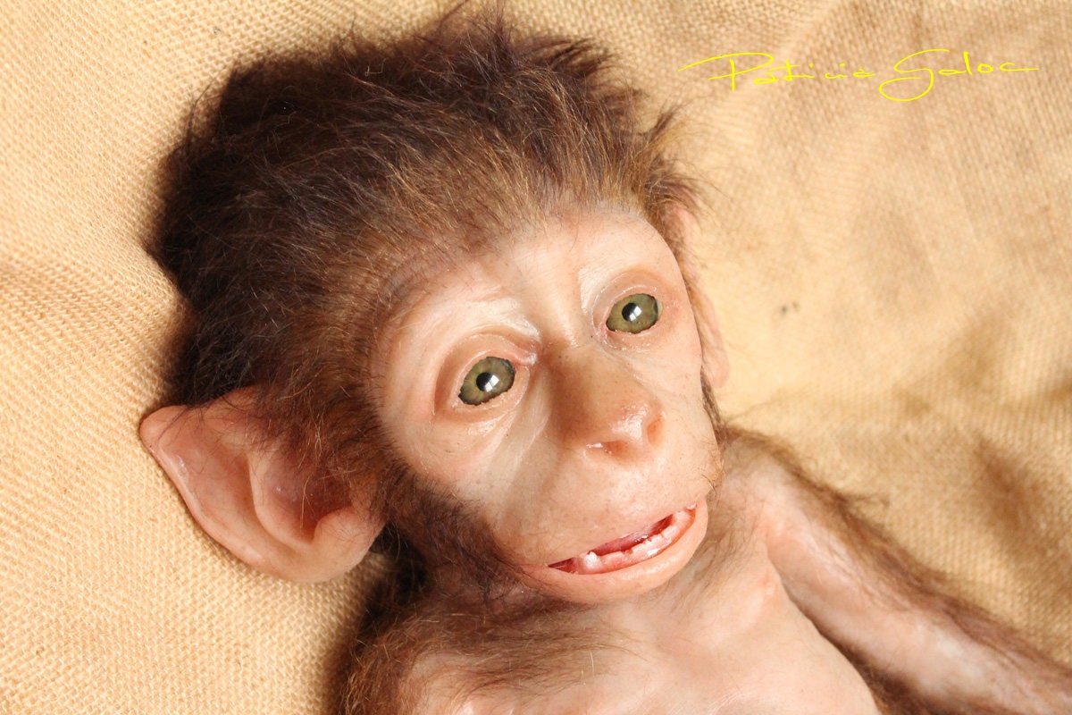Silicone Baby Monkey - Etsy Silicone Baby Monkey - Etsy