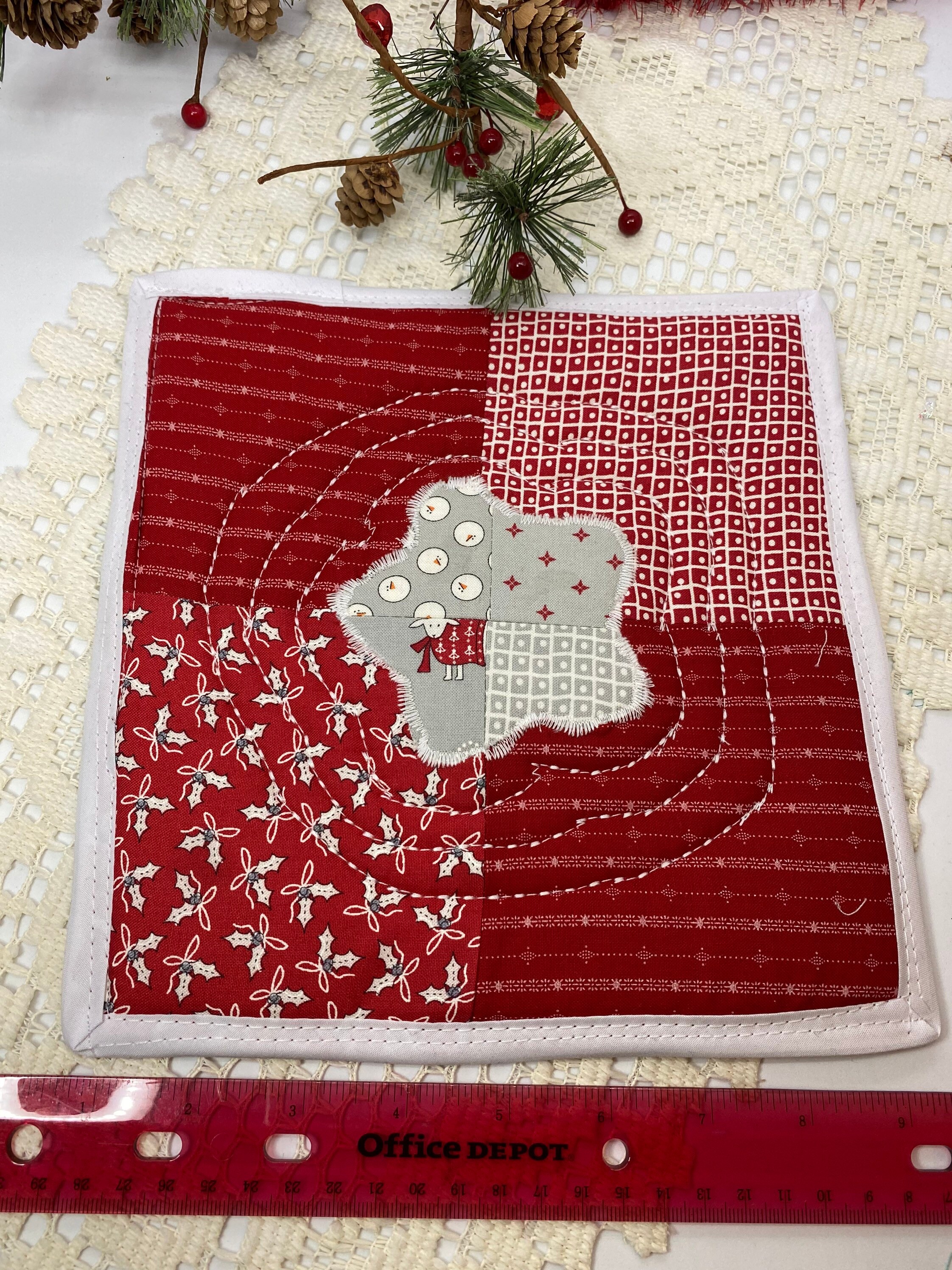 Handmade quilted Hot pads protective hot pad InsulBright Etsy