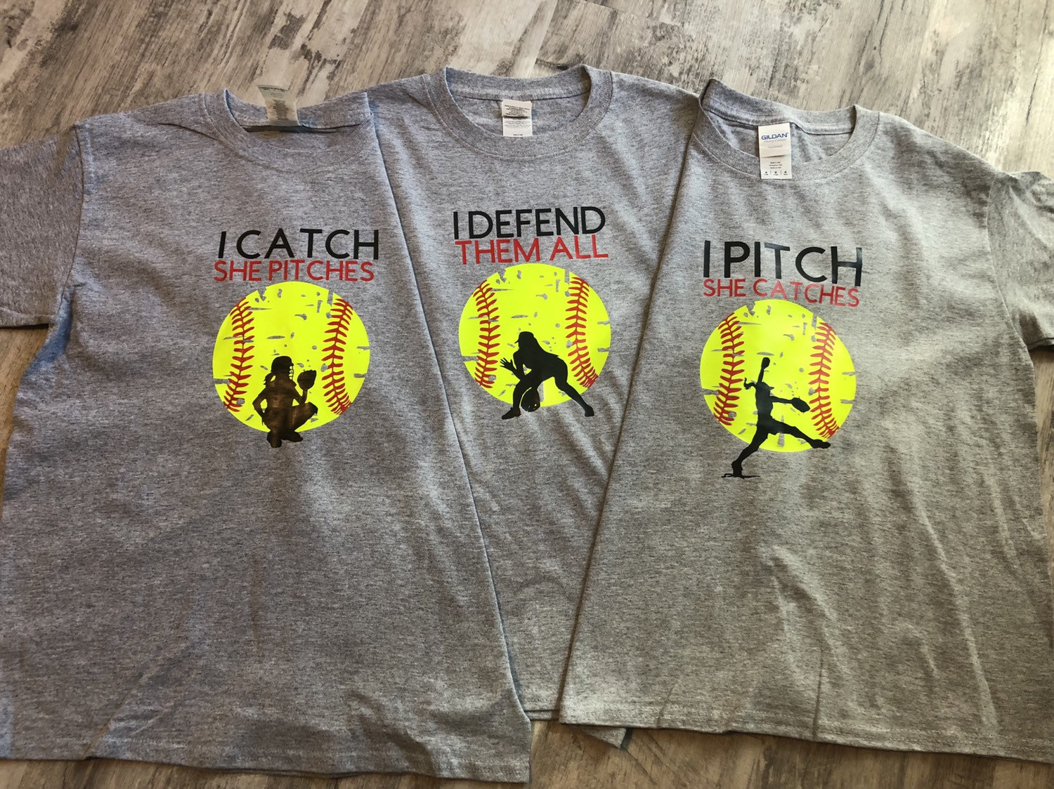 Softball Shirt Softball Pitcher Softball Catcher and Etsy