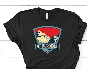 Mt. Rushmore Souvnir Unisex T-Shirt / Traveler Gift Tee