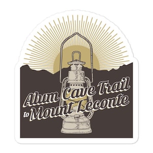 Alum Cave Trail to Mount Leconte Bubble-free stickers