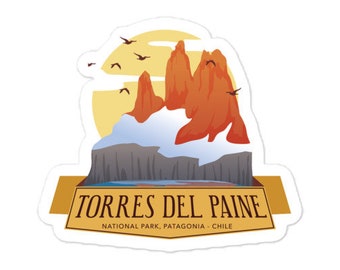 Torres del Paine Circuit - Chile Bubble-free stickers