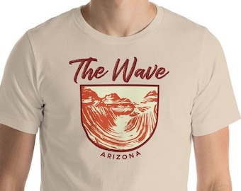 The Wave T-Shirt / Hiker Gift Tee / Grand Staircase Escalante Souvenir