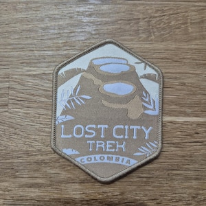 Lost City Trek patch - Colombia hiker gift