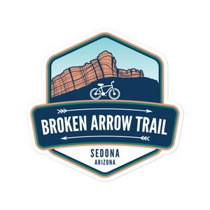 Broken Arrow Trail - Sedona, Arizona Bubble-free stickers