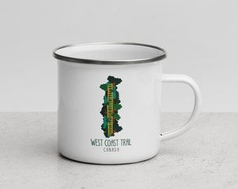 West Coast Trail - Canada Enamel Mug