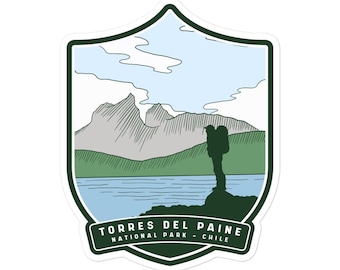Torres del Painte Nationalpark Aufkleber - Chile