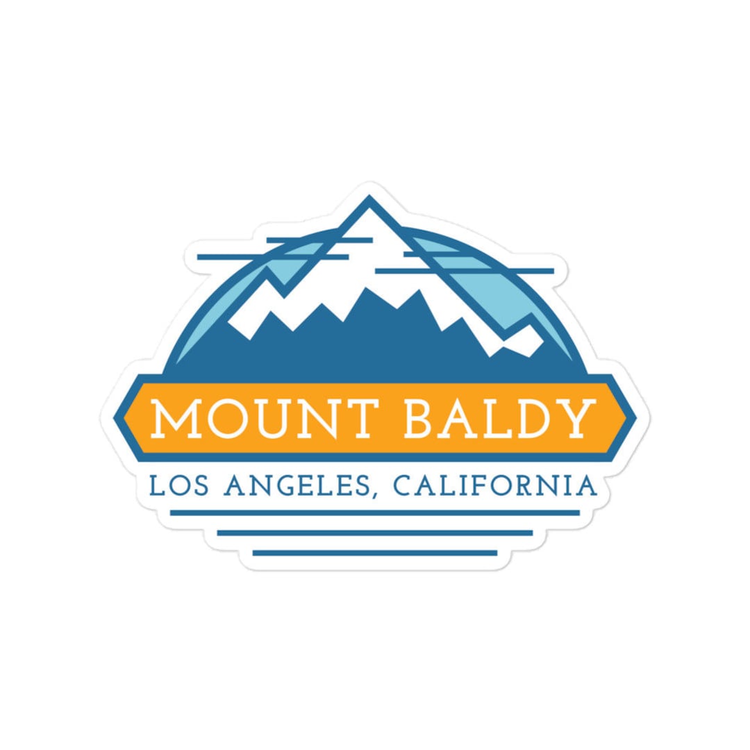 Mount Baldy Los Angeles, California Bubblefree Stickers Etsy
