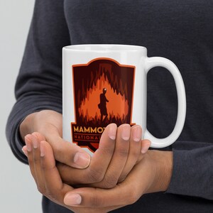 Mammoth Cave National Park - Kentucky White glossy mug