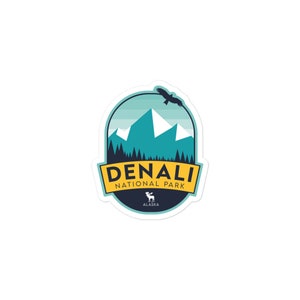 Denali National Park - Alaska Bubble-free stickers