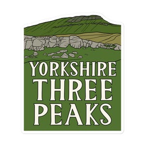 Yorkshire Three Peaks stickers