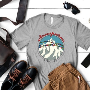 Annapurna Circuit T-Shirt / Hiker gift / Nepal Souvenir