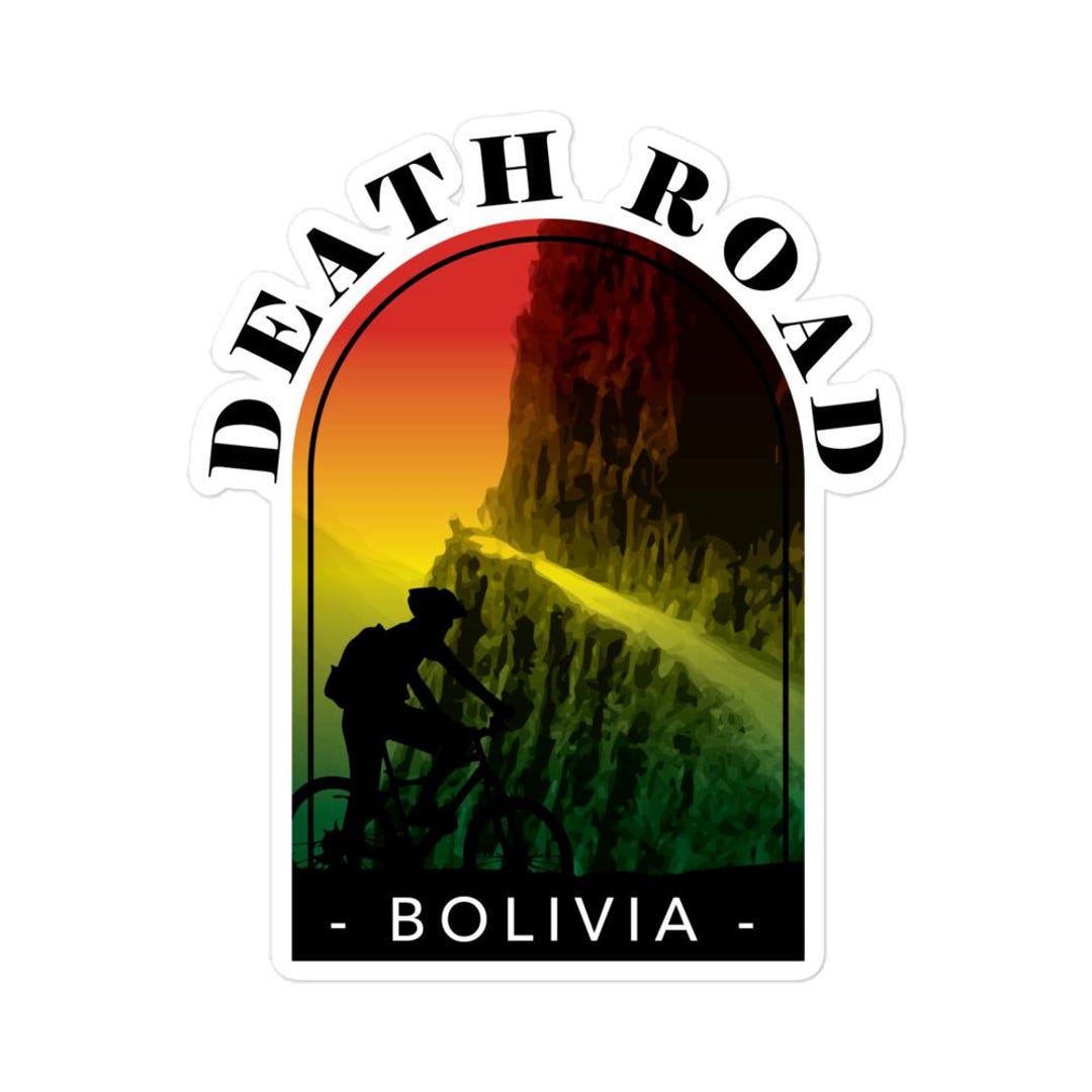 Death Road Stickers - Bolivia - Etsy