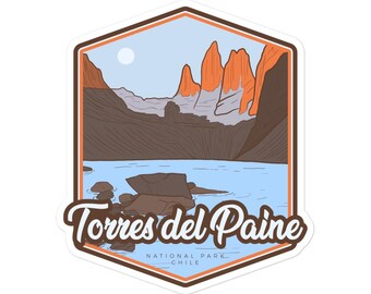 Torres del Painte Nationalpark Aufkleber - Chile