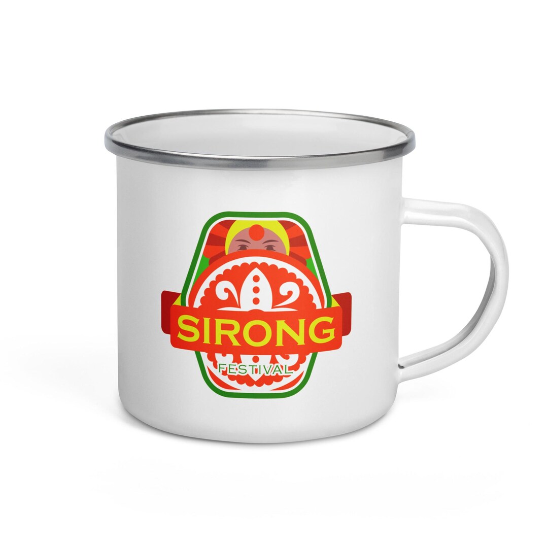 Si Rong Logo Sirong Festival Enamel Mug - Etsy
