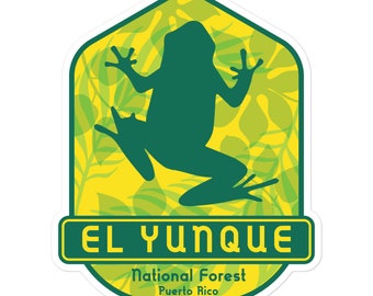 El Yunque National Forest - Puerto Rico Bubble-free stickers