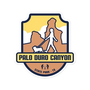 Pegatinas de propietarios de Dow - Parque estatal del cañón Palo Duro, Texas
