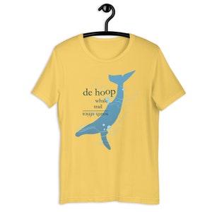 de hoop whale Trail - South Africa Unisex t-shirt