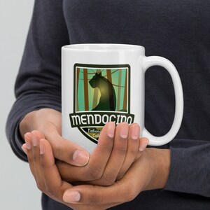 Mendocino National Forest – California White glossy mug