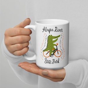 Alafia River State Park White glossy mug image 3