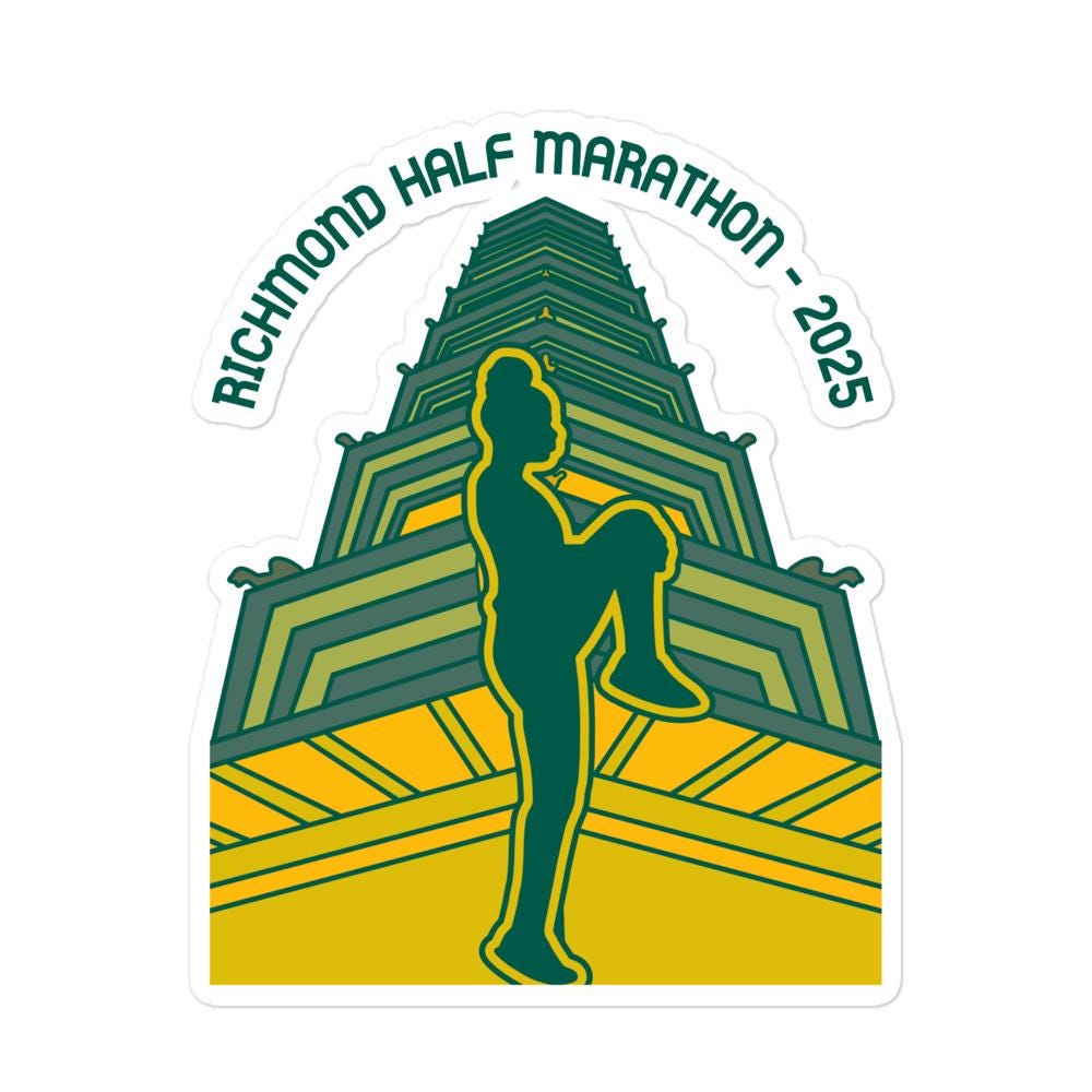 Richmond Half Marathon Stickers – 2025 - Etsy, image size:1000x1000
