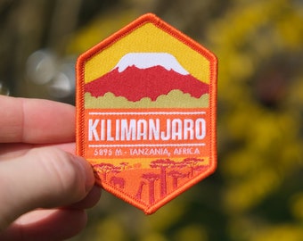 Parche del Monte Kilimanjaro / regalo de excursionista - Tanzania, África