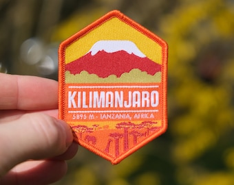 Parche del monte Kilimanjaro / regalo para excursionistas - Tanzania, África