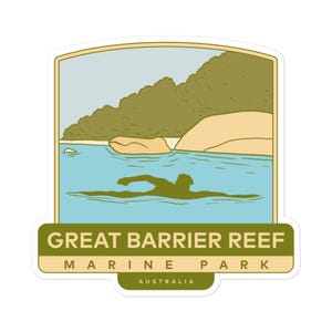 Great Barrier Reef Marine Park stickers - Australia