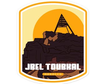 Stickers Jbel Toubkal – Maroc