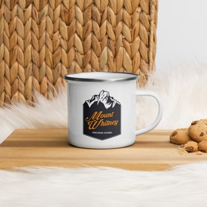Mount Whitney - Sierra Nevade, California Enamel Mug