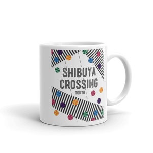 Shibuya Crossing - Tokyo, Japan White glossy mug