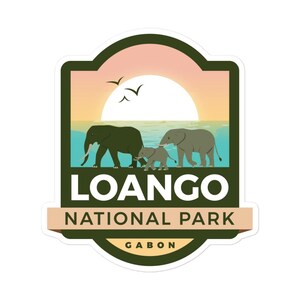Loango National Park stickers – Gabon