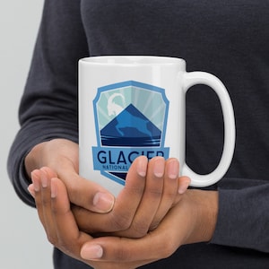 Glacier Bay National Park - Alaska White glossy mug